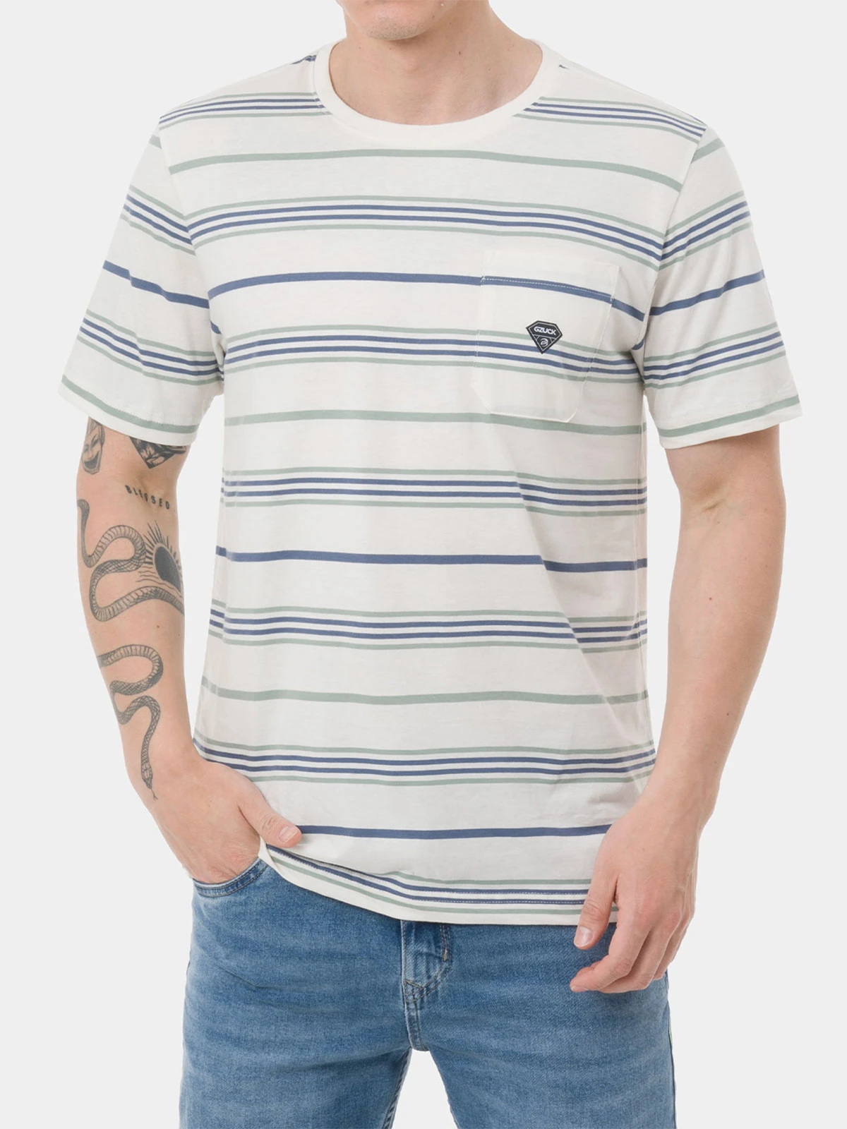 POLO MANGA CORTA HOMBRE GZUCK AZBRET - 1