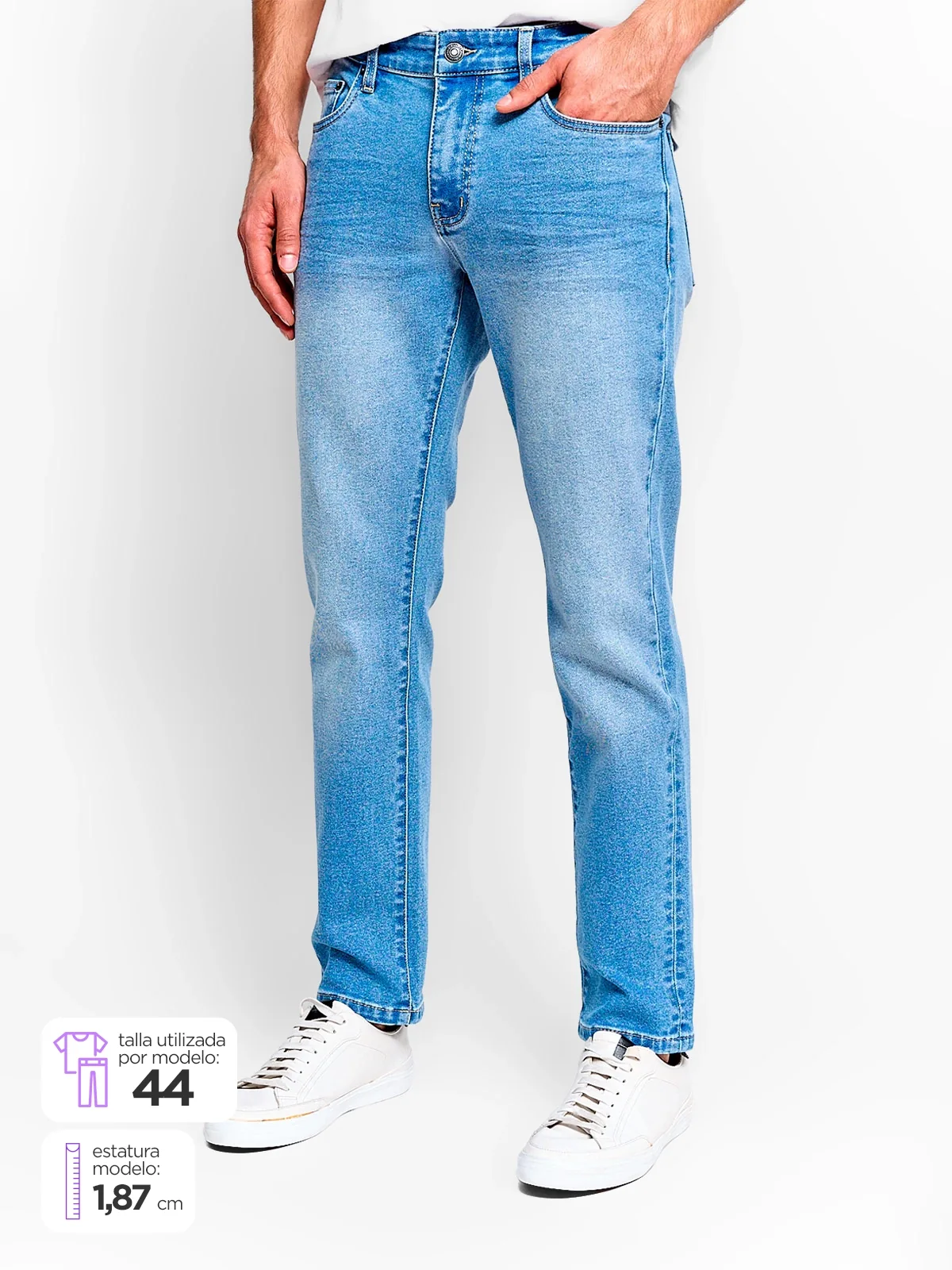 JEANS ALGODÓN REGULAR HOMBRE ROBERT LEWIS JAMES - 1