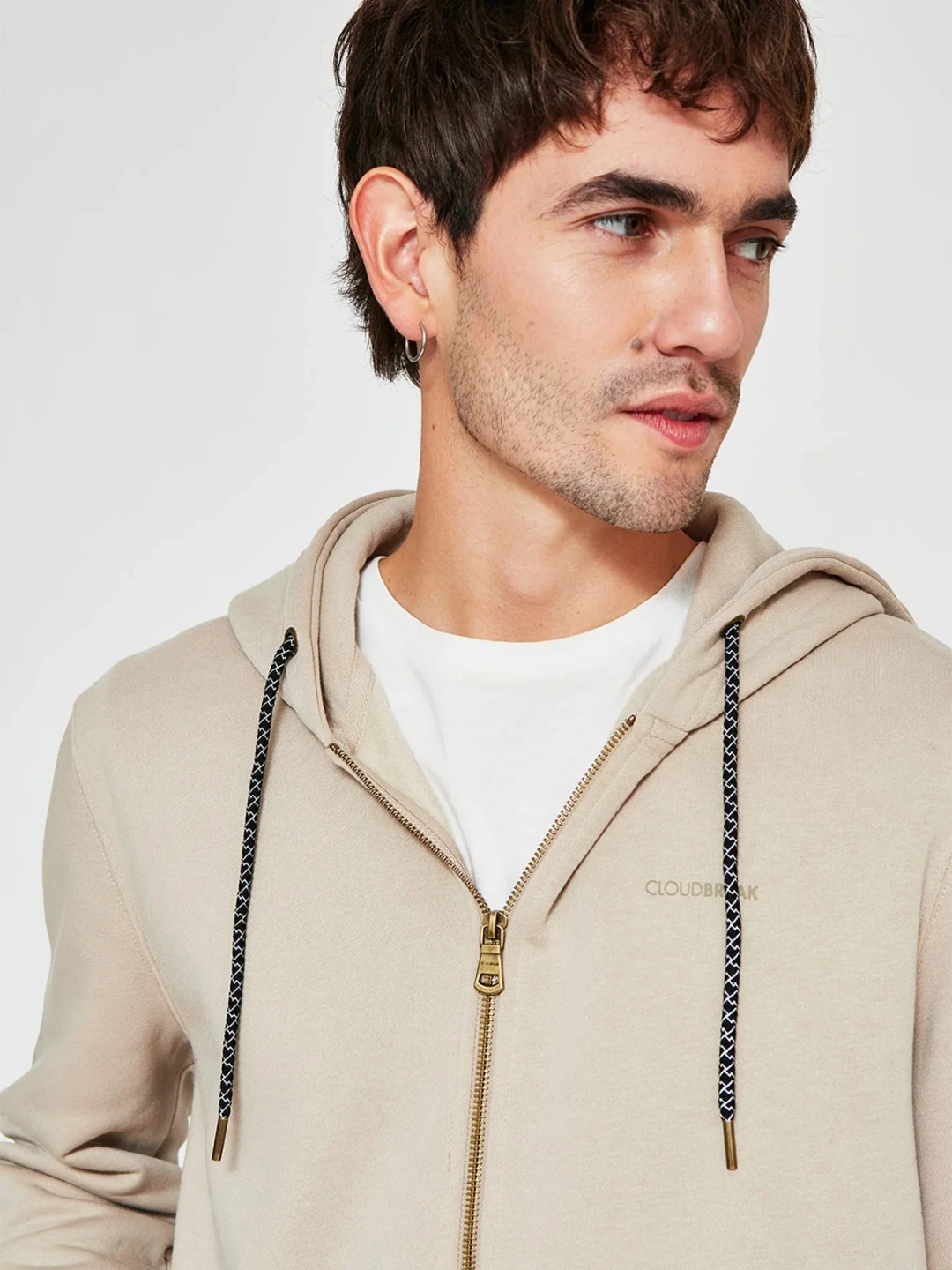 POLERA HOMBRE CLOUDBREAK FULL ZIPPER BOOM - 3