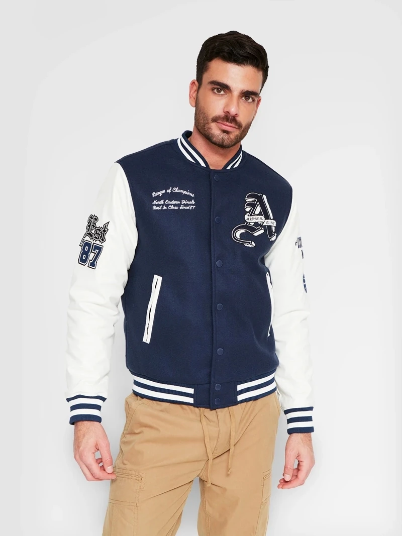 CASACA HOMBRE AERO VARSITY - 1