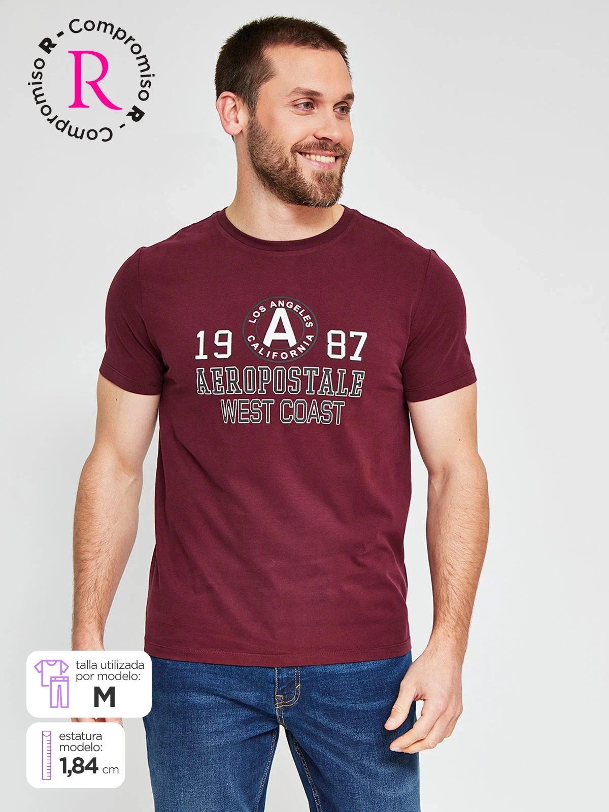 POLO MANGA CORTA ALGODÓN HOMBRE AERO - 1