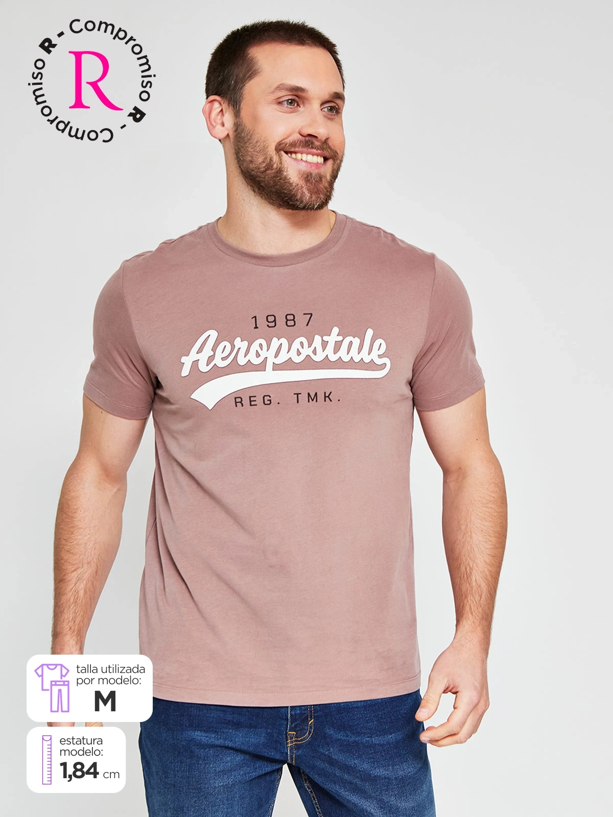 POLO MANGA CORTA ALGODÓN HOMBRE AERO - 1