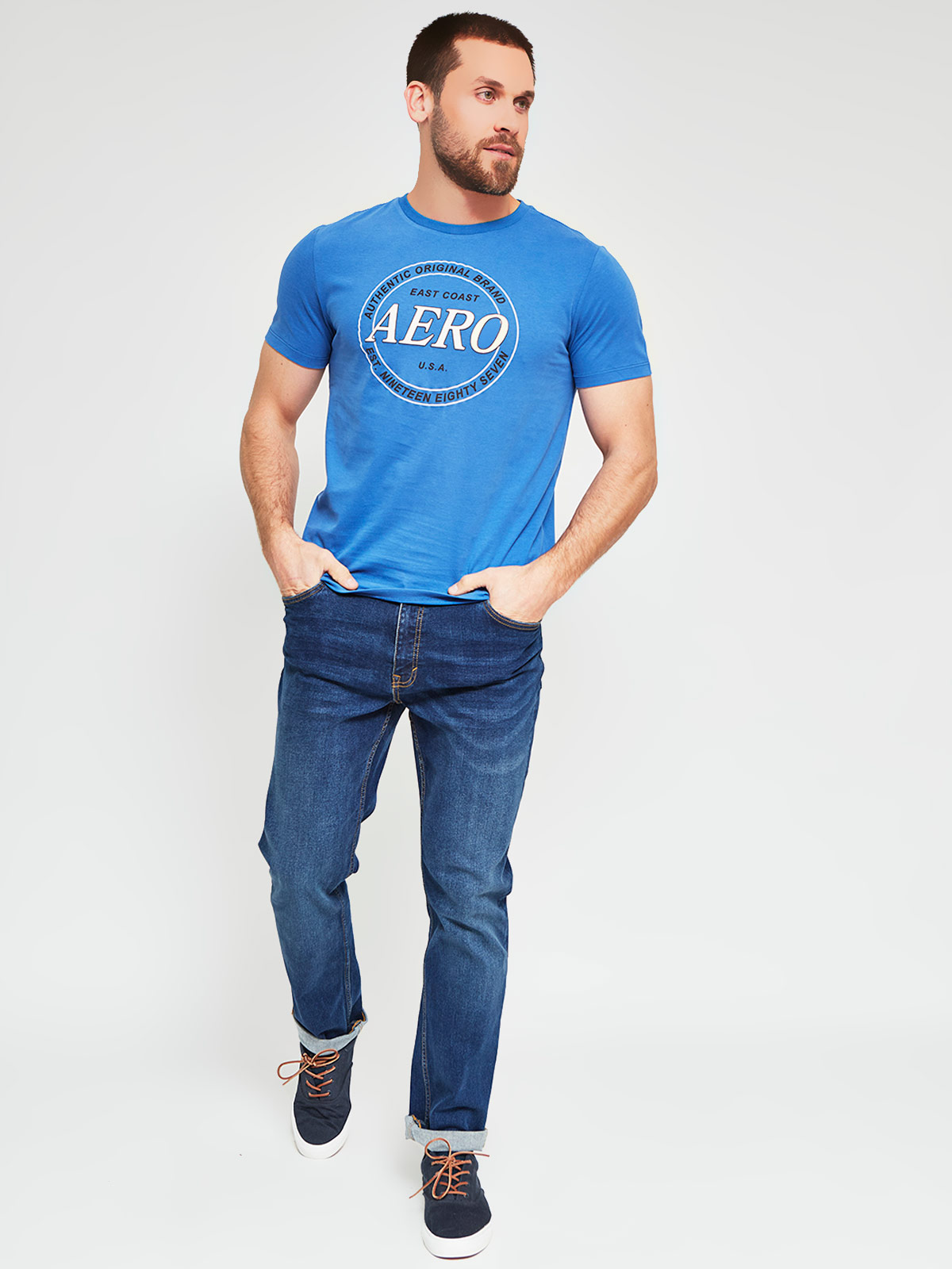 POLO MANGA CORTA ALGODÓN HOMBRE AERO - 4