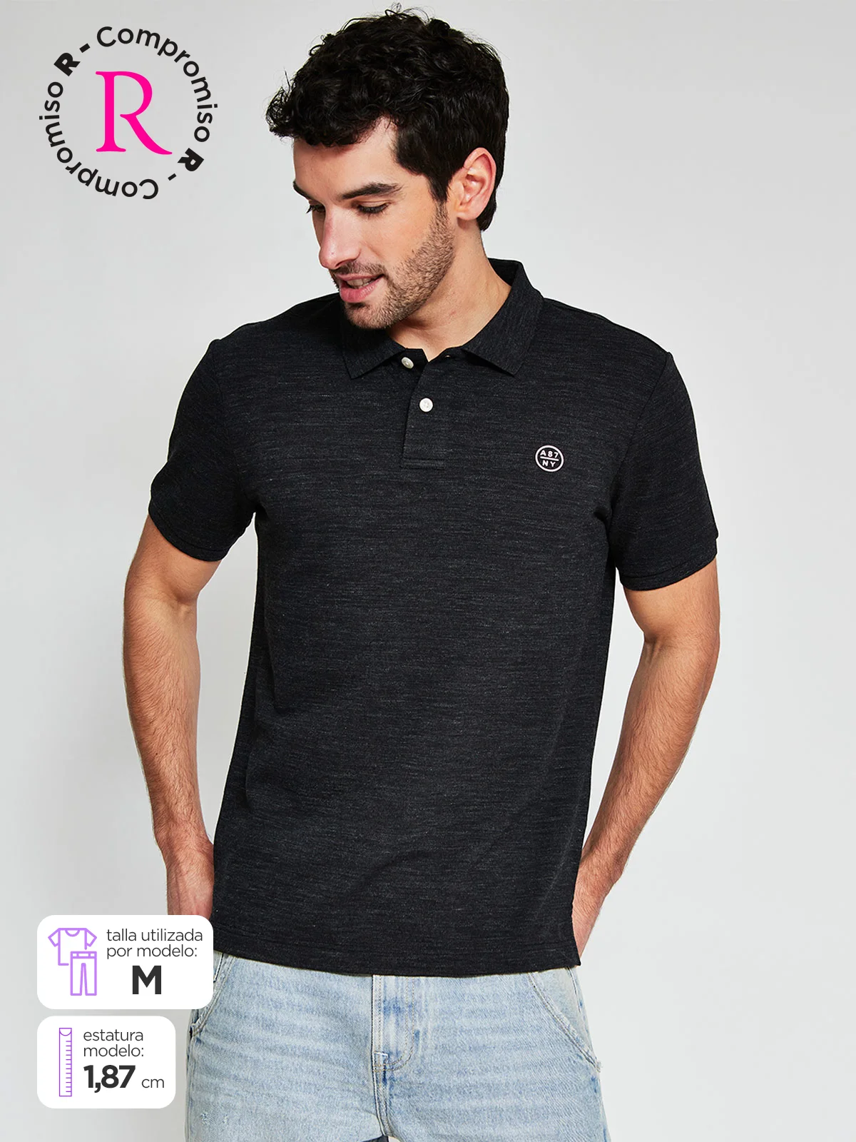 POLO MANGA CORTA HOMBRE AERO - 1