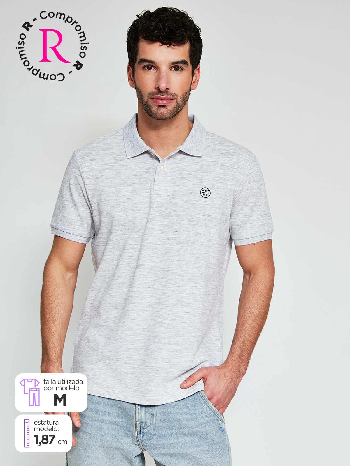 POLO MANGA CORTA HOMBRE AERO - 1