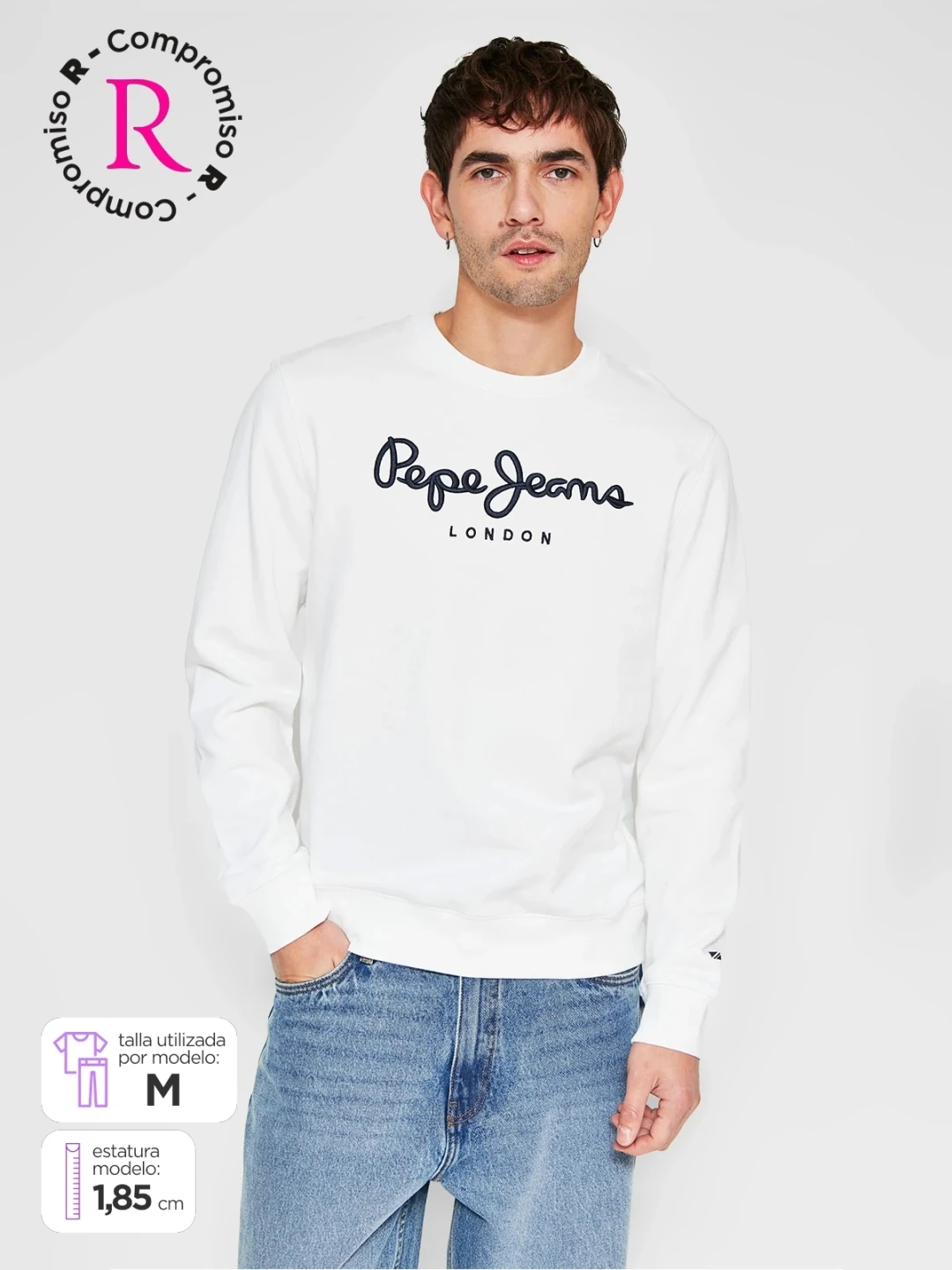 POLERA HOMBRE PEPE JEANS SCOTT CREW - 1