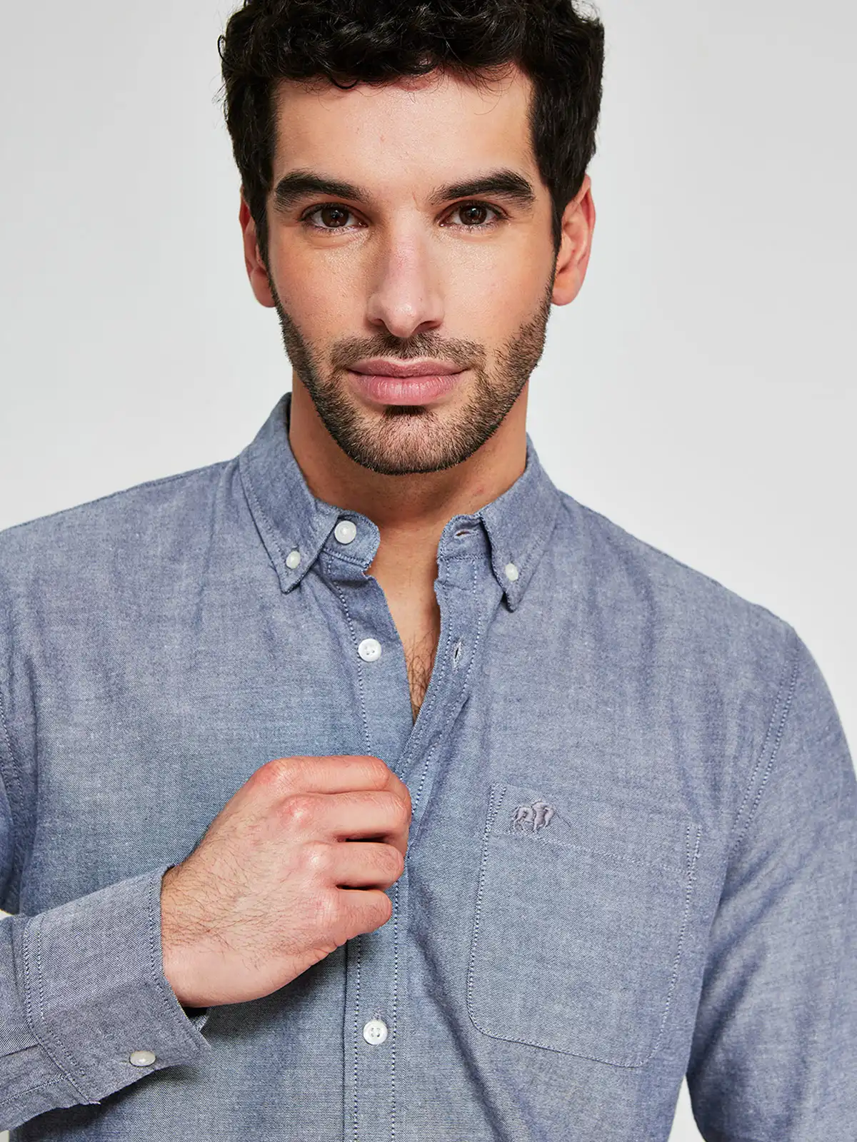 CAMISA MANGA LARGA ALGODÓN HOMBRE ROBERT LEWIS - 3