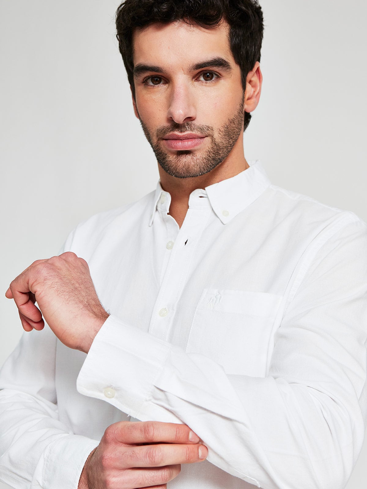 CAMISA MANGA LARGA ALGODÓN HOMBRE ROBERT LEWIS - 3