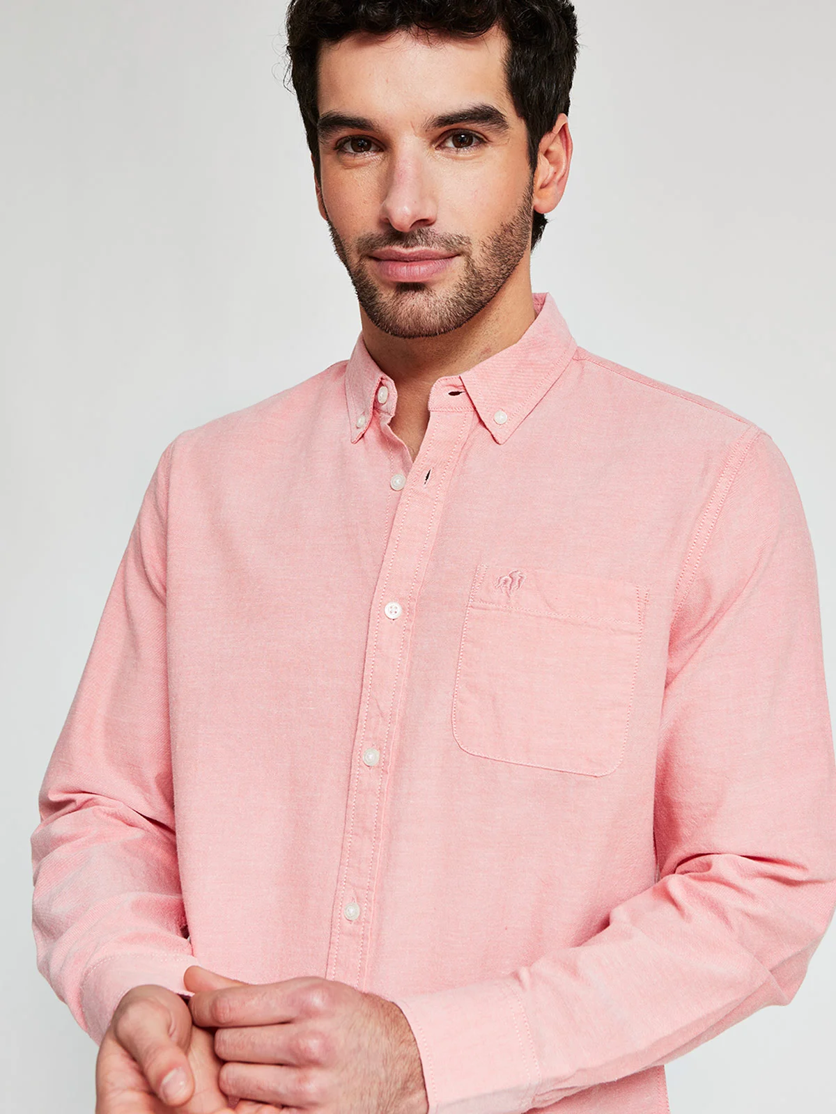 CAMISA MANGA LARGA ALGODÓN HOMBRE ROBERT LEWIS - 3