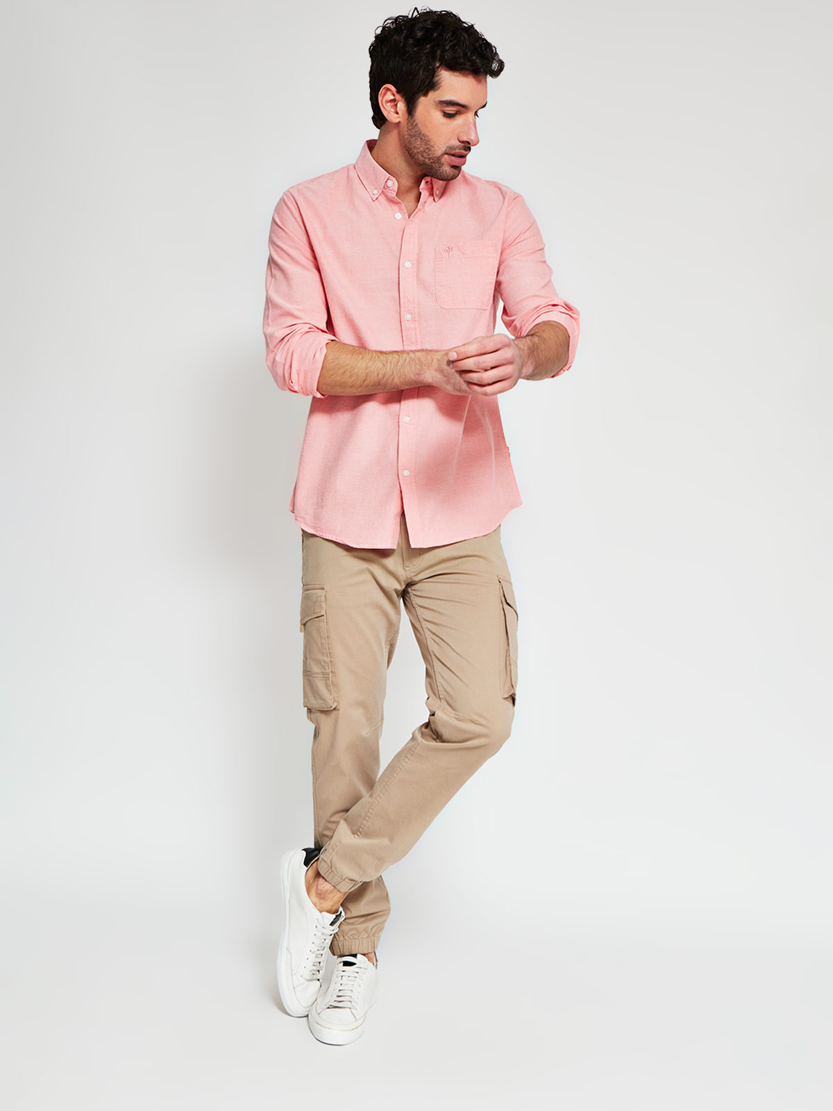 CAMISA MANGA LARGA ALGODÓN HOMBRE ROBERT LEWIS - 4