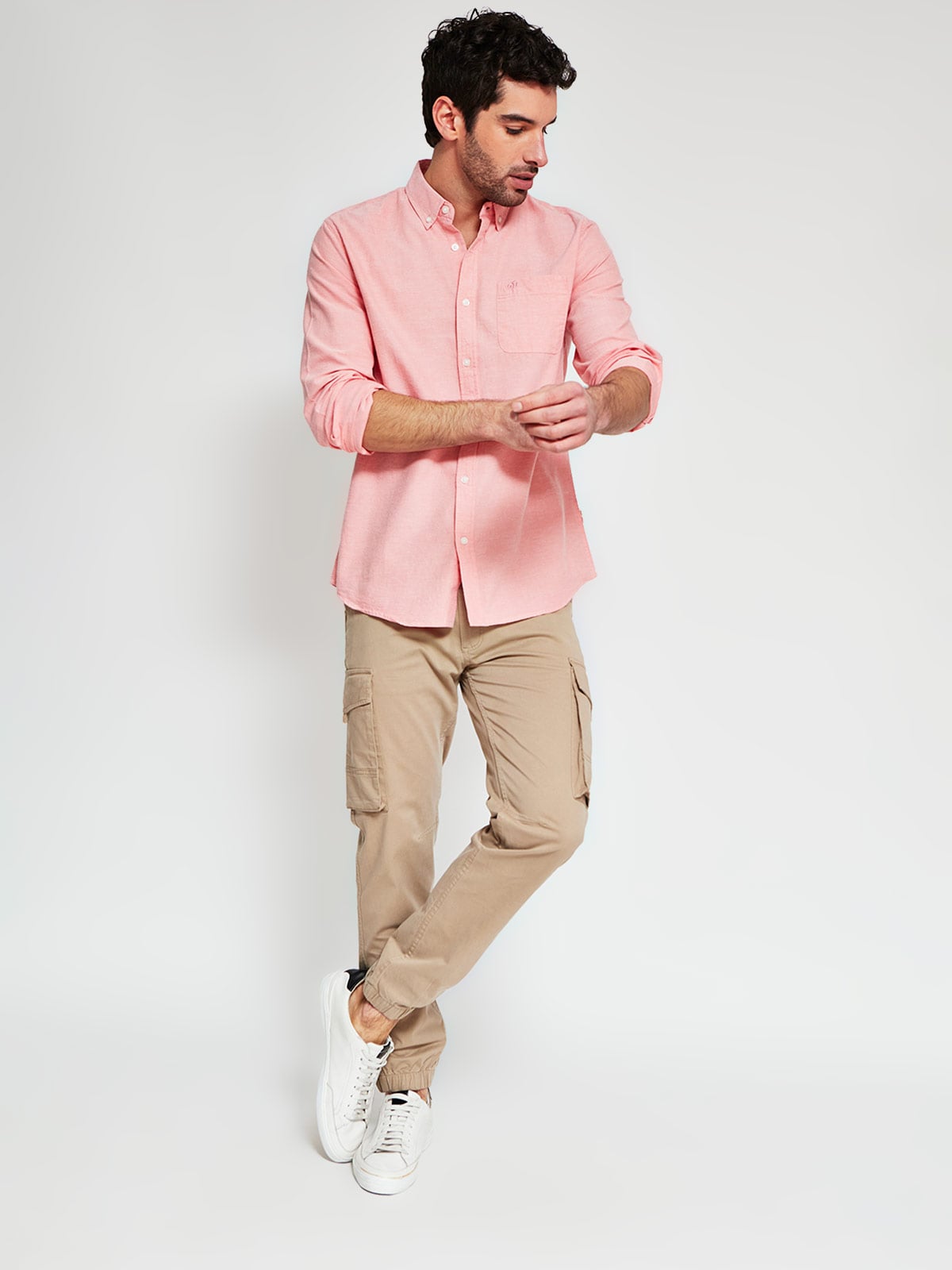 CAMISA MANGA LARGA ALGODÓN HOMBRE ROBERT LEWIS - 4