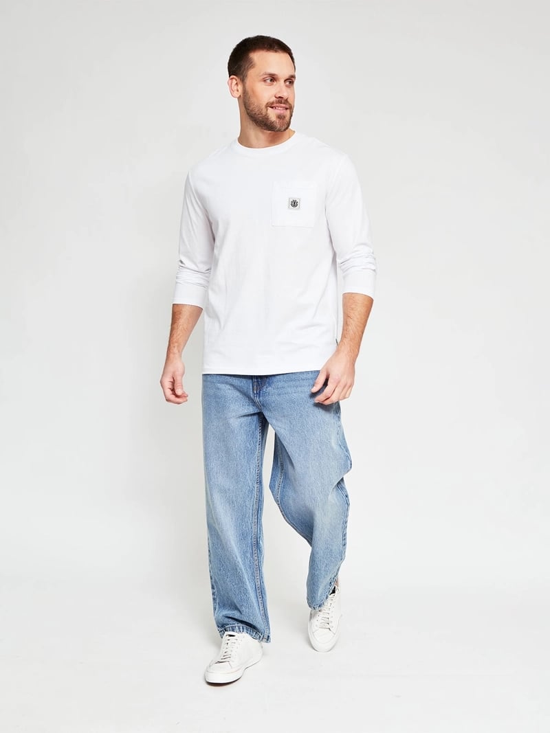 POLOS MANGA LARGA HOMBRE ELEMENT GRIS OSCURO - 4