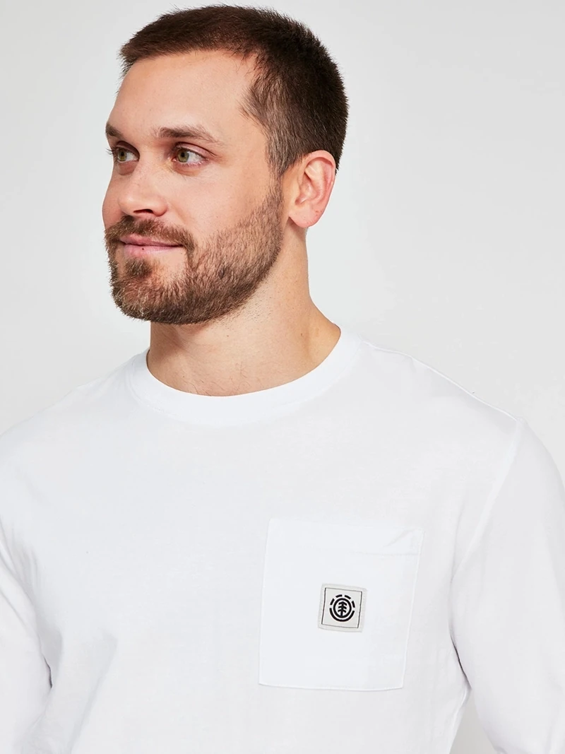 POLOS MANGA LARGA HOMBRE ELEMENT GRIS OSCURO - 3