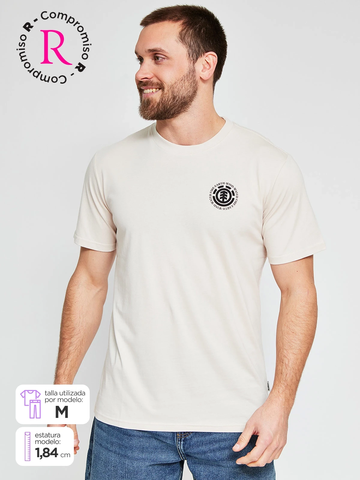 POLO MANGA CORTA ALGODÓN HOMBRE ELEMENT - 1