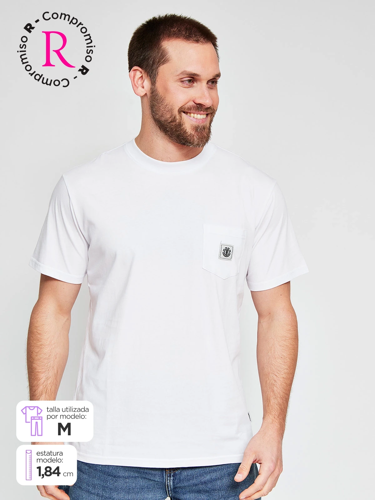 POLO MANGA CORTA ALGODÓN HOMBRE ELEMENT - 1