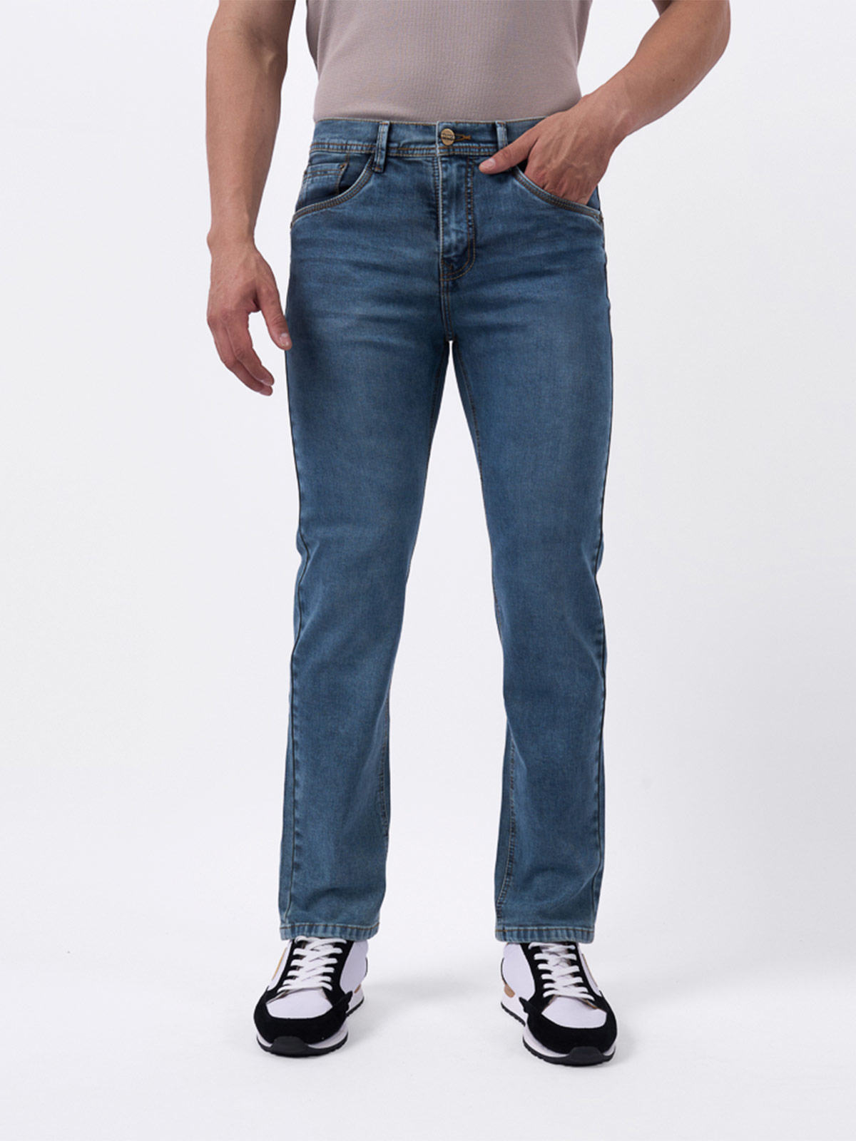 JEANS ALGODÓN REGULAR HOMBRE BRONCO NIKERS - 1