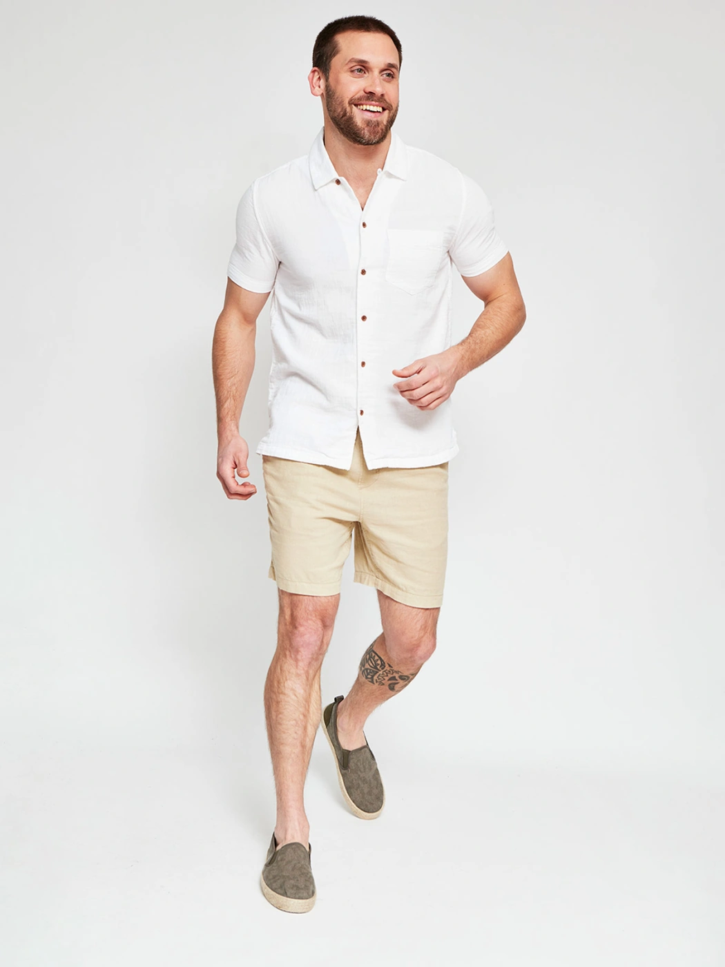 CAMISA MANGA CORTA ALGODÓN HOMBRE AERO - 4
