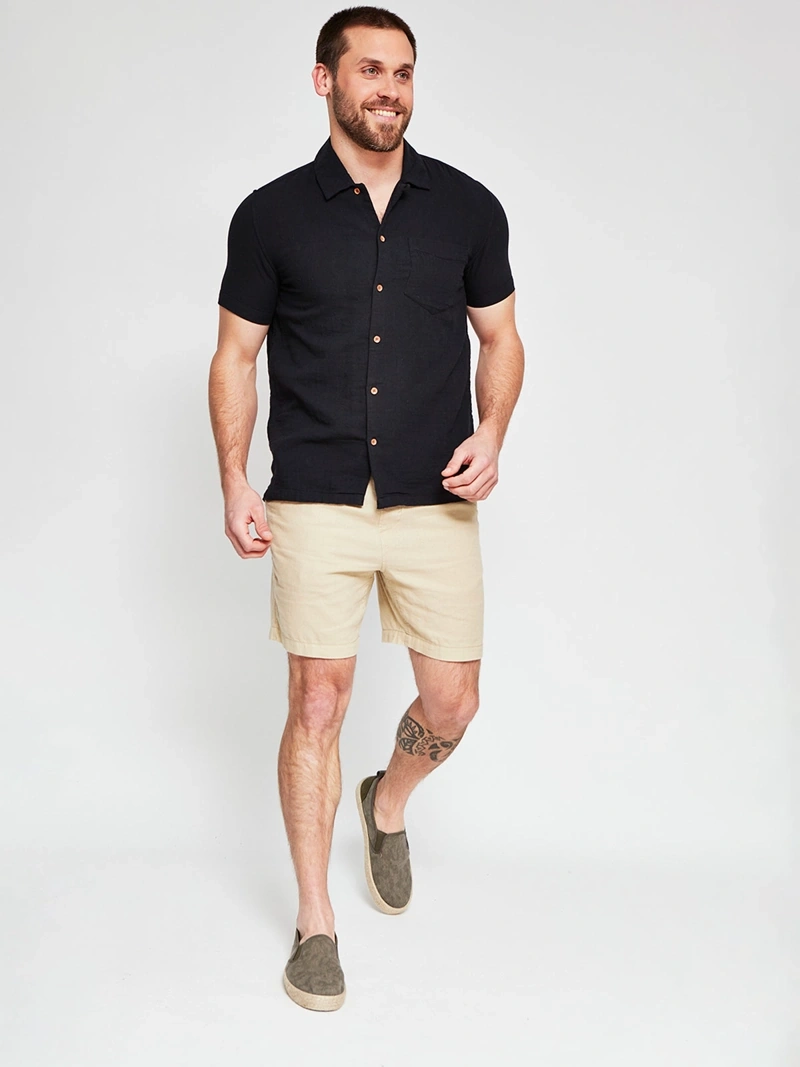 CAMISA MANGA CORTA ALGODÓN HOMBRE AERO - 4