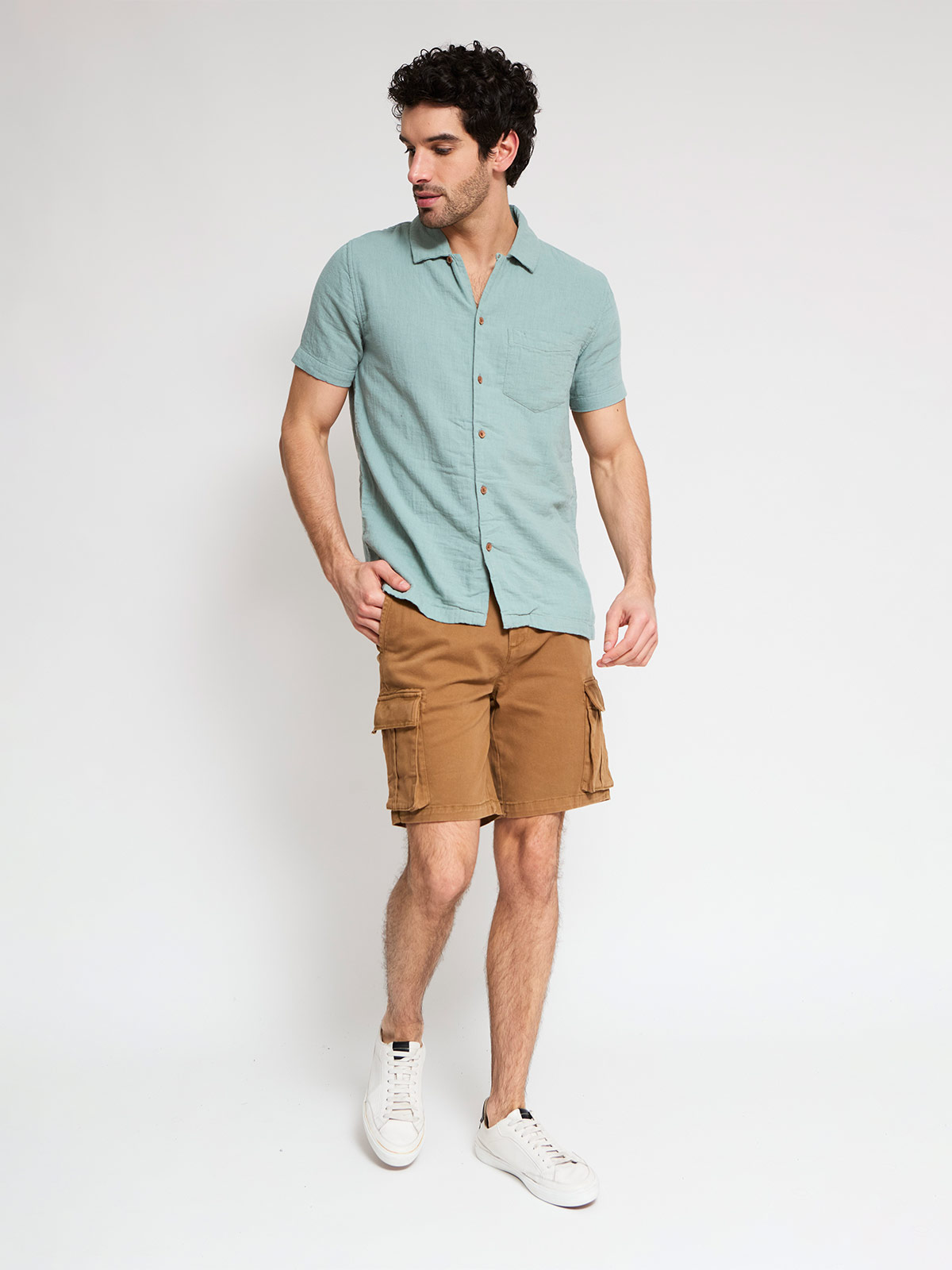 CAMISA MANGA CORTA ALGODÓN HOMBRE AERO - 4