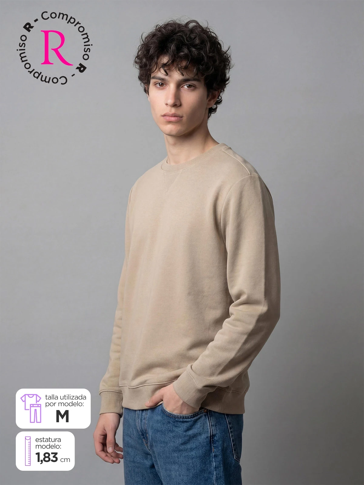 POLERA ALGODÓN HOMBRE INDEX - 1
