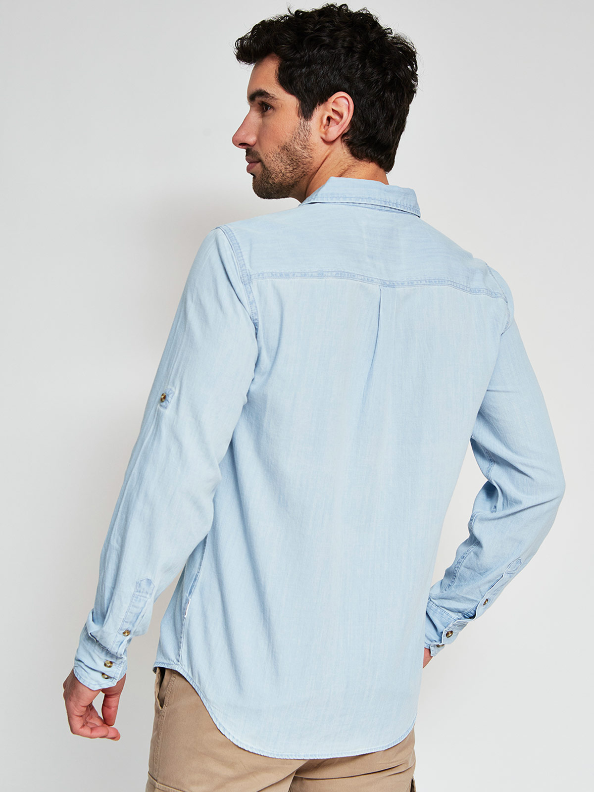CAMISA MANGA LARGA ALGODÓN HOMBRE ROBERT LEWIS - 2