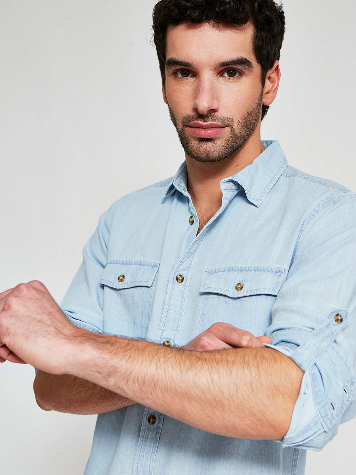 CAMISA MANGA LARGA ALGODÓN HOMBRE ROBERT LEWIS - 3