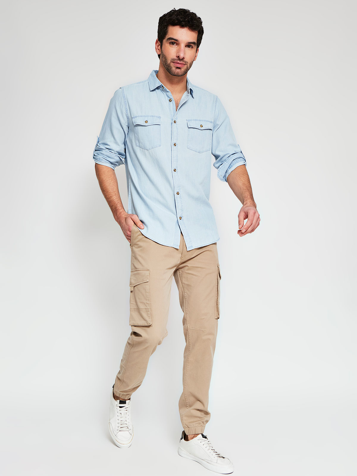 CAMISA MANGA LARGA ALGODÓN HOMBRE ROBERT LEWIS - 4