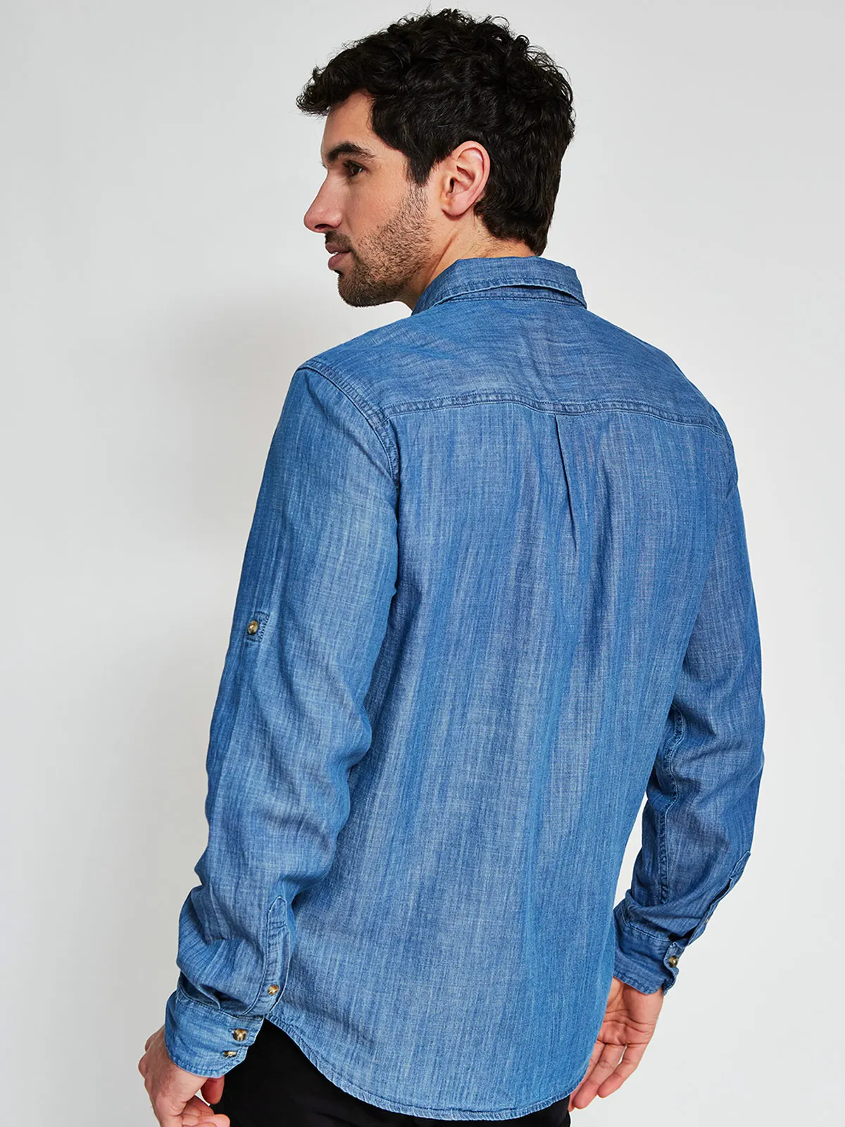 CAMISA MANGA LARGA ALGODÓN HOMBRE ROBERT LEWIS - 2