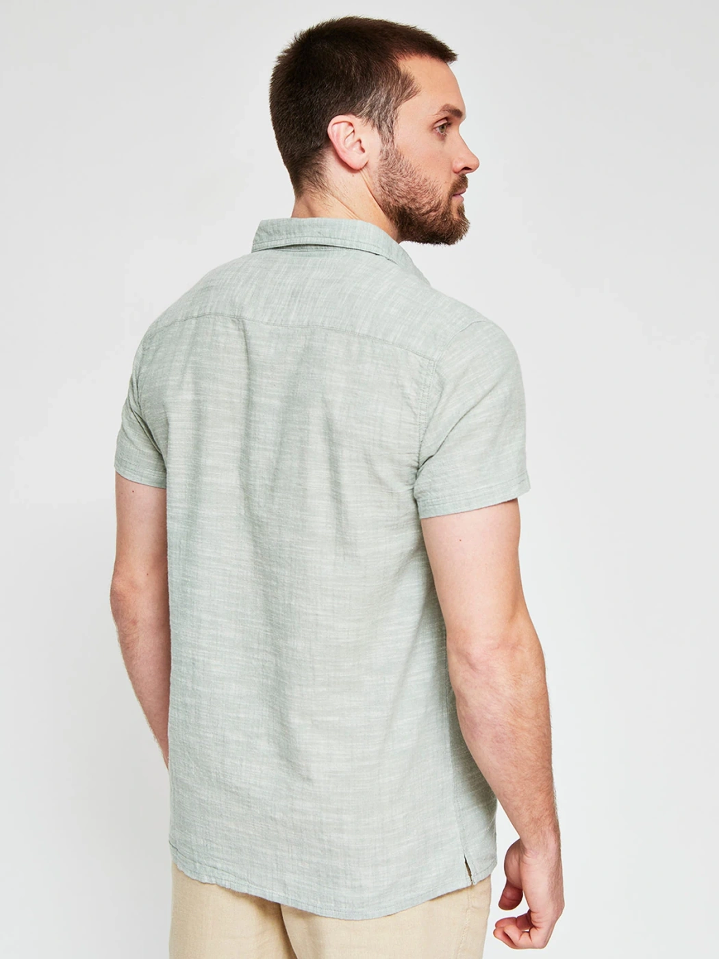 CAMISA MANGA CORTA ALGODÓN HOMBRE ROBERT LEWIS - 2