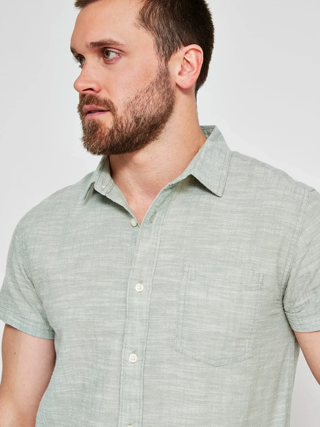CAMISA MANGA CORTA ALGODÓN HOMBRE ROBERT LEWIS - 3