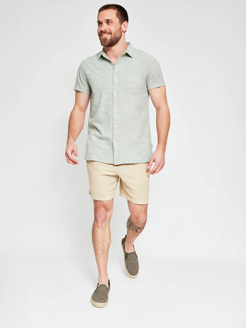 CAMISA MANGA CORTA ALGODÓN HOMBRE ROBERT LEWIS - 4