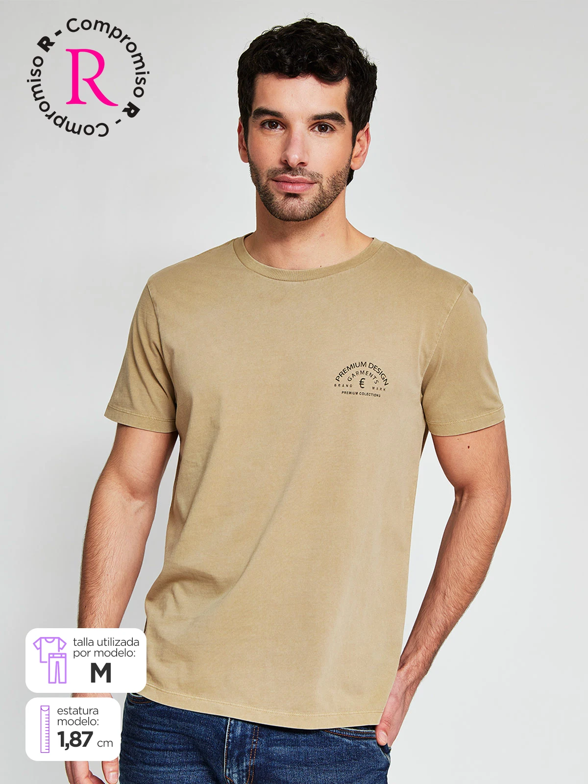 POLO MANGA CORTA ALGODÓN HOMBRE BARBADOS - 1