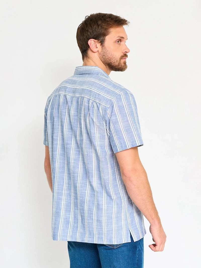 CAMISA MANGA CORTA ALGODÓN HOMBRE ROBERT LEWIS - 2