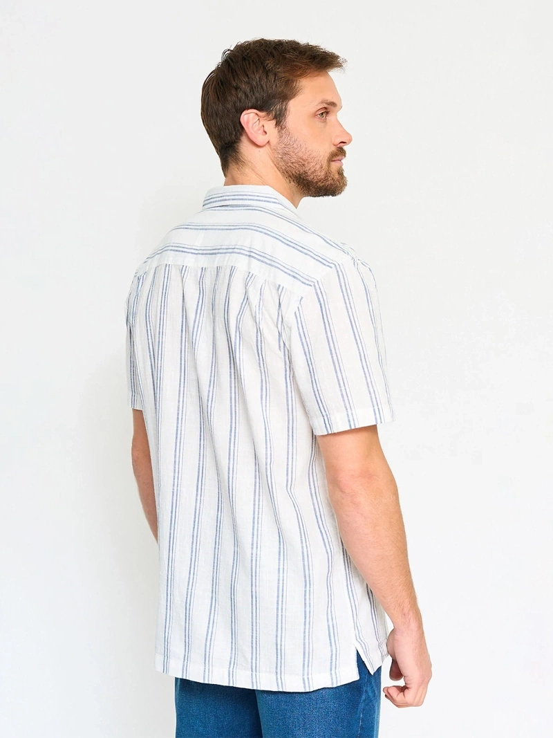 CAMISA MANGA CORTA ALGODÓN HOMBRE ROBERT LEWIS - 2