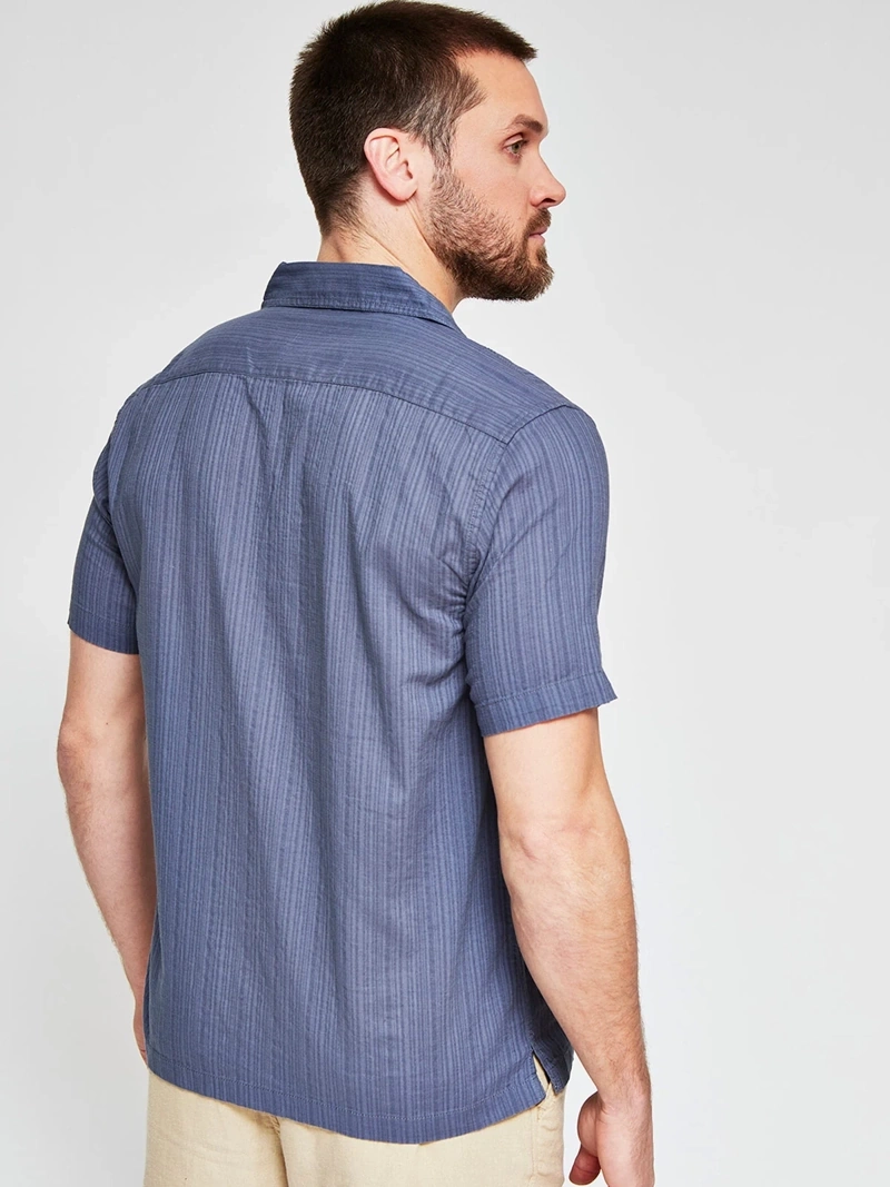 CAMISA MANGA CORTA ALGODÓN HOMBRE BARBADOS - 2