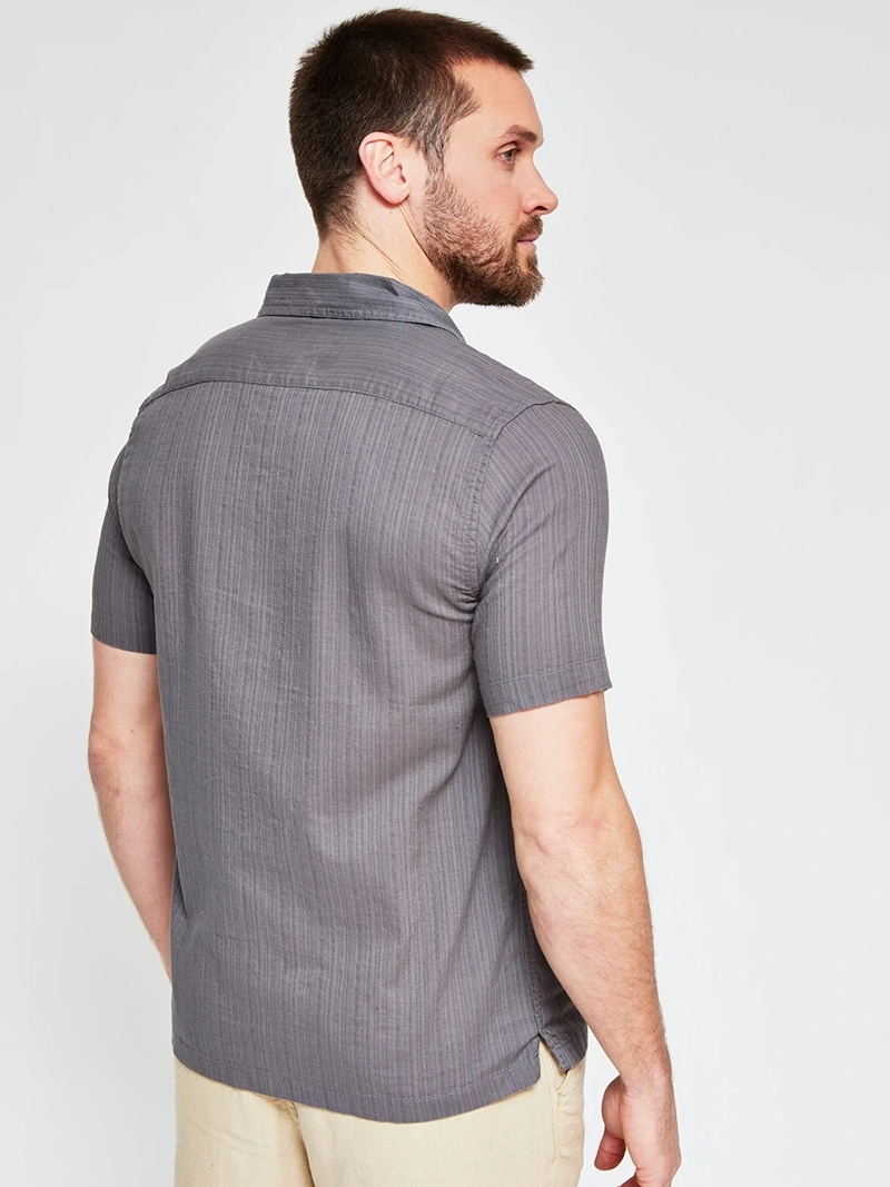 CAMISA MANGA CORTA ALGODÓN HOMBRE BARBADOS - 2