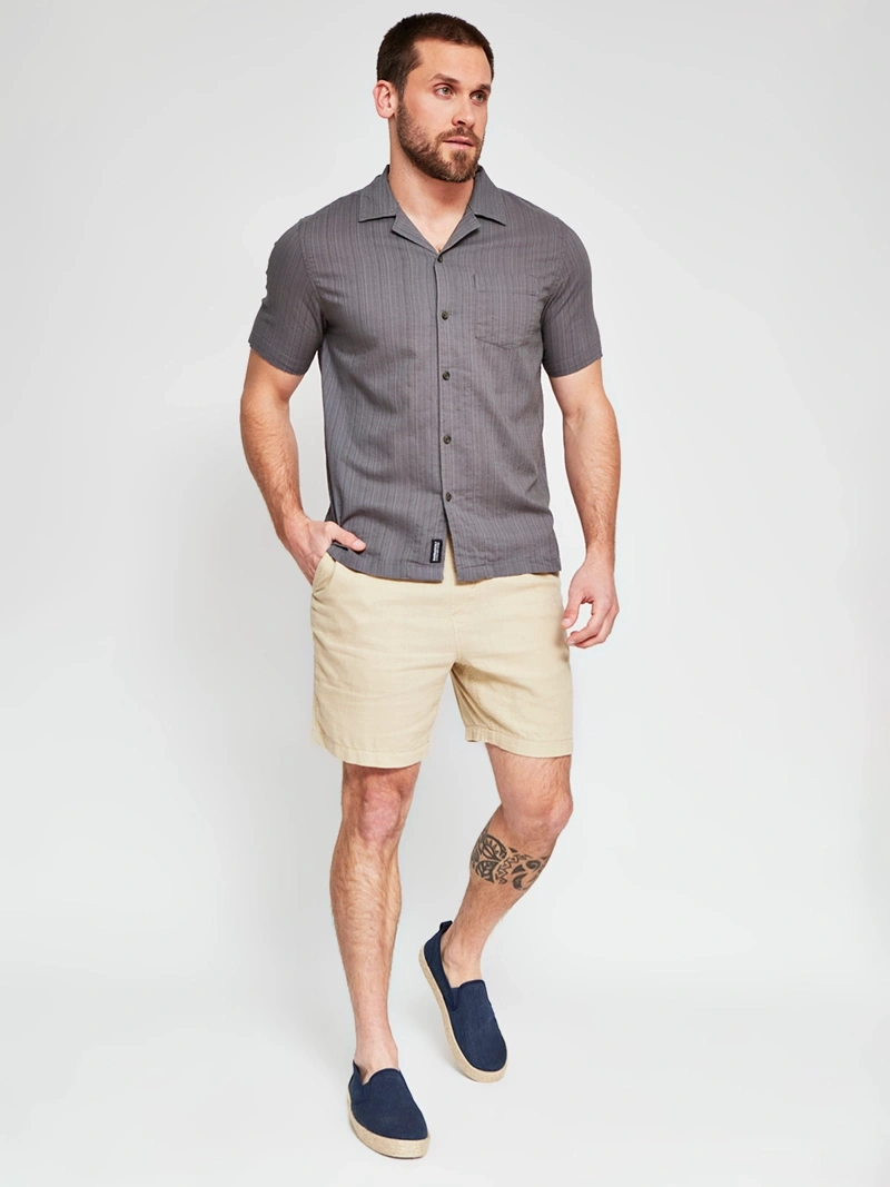 CAMISA MANGA CORTA ALGODÓN HOMBRE BARBADOS - 4