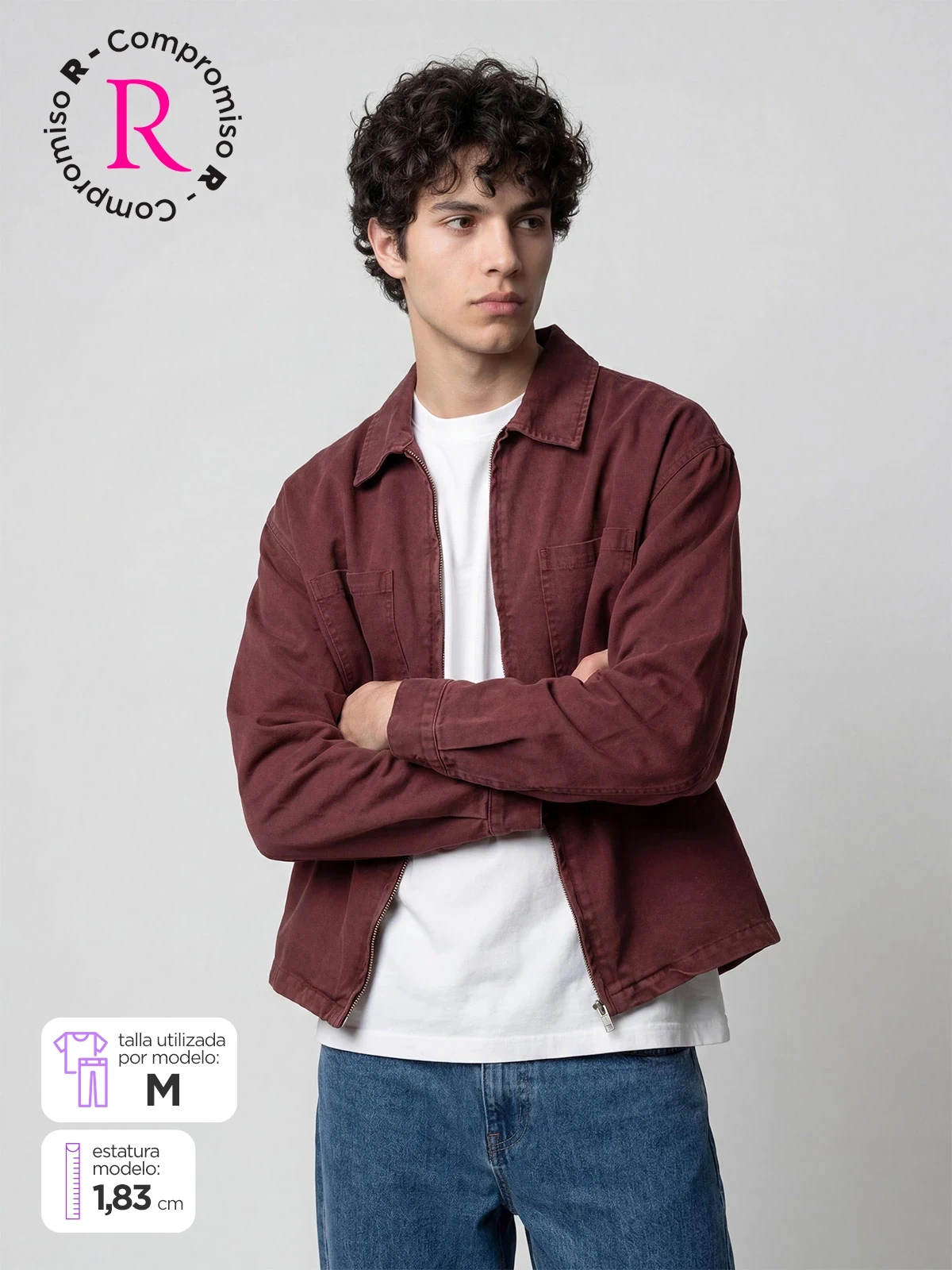 CAMISA MANGA LARGA ALGODÓN HOMBRE INDEX - 1