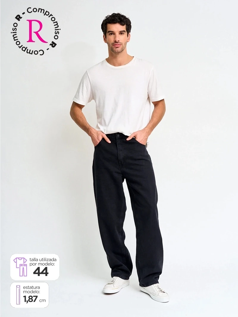 JEANS ALGODÓN BAGGY HOMBRE INDEX CALI - 1