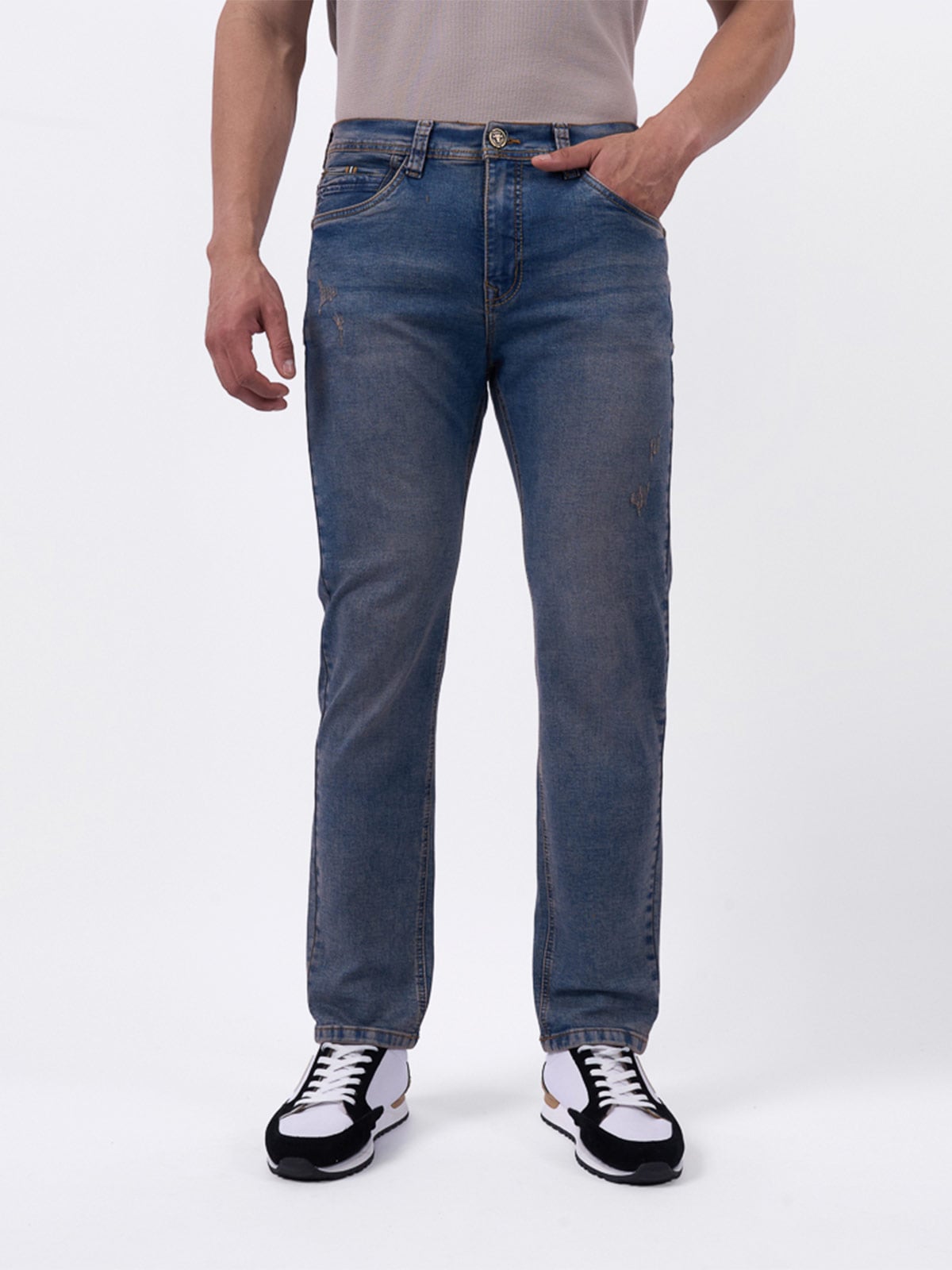 JEANS ALGODÓN SLIM HOMBRE BRONCO BALVIN - 1
