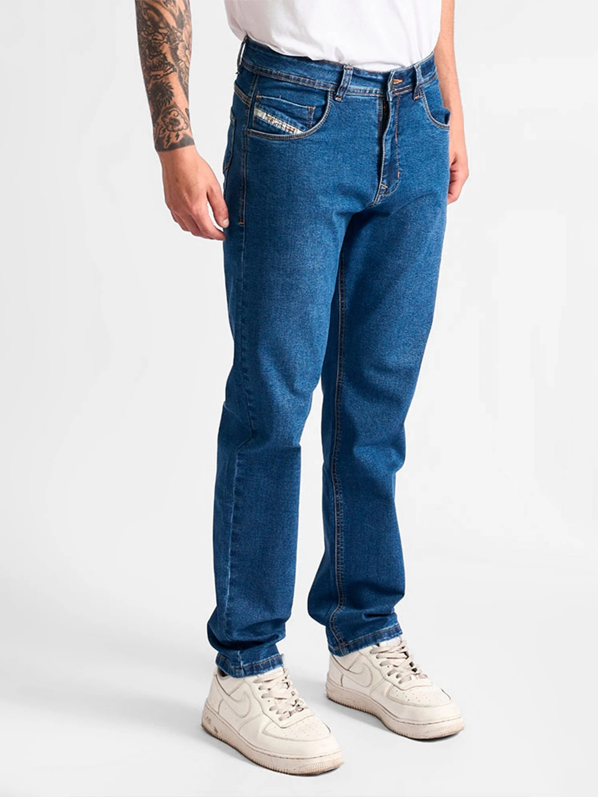 JEANS ALGODÓN SLIM HOMBRE PARADA 111 RENZO - 4