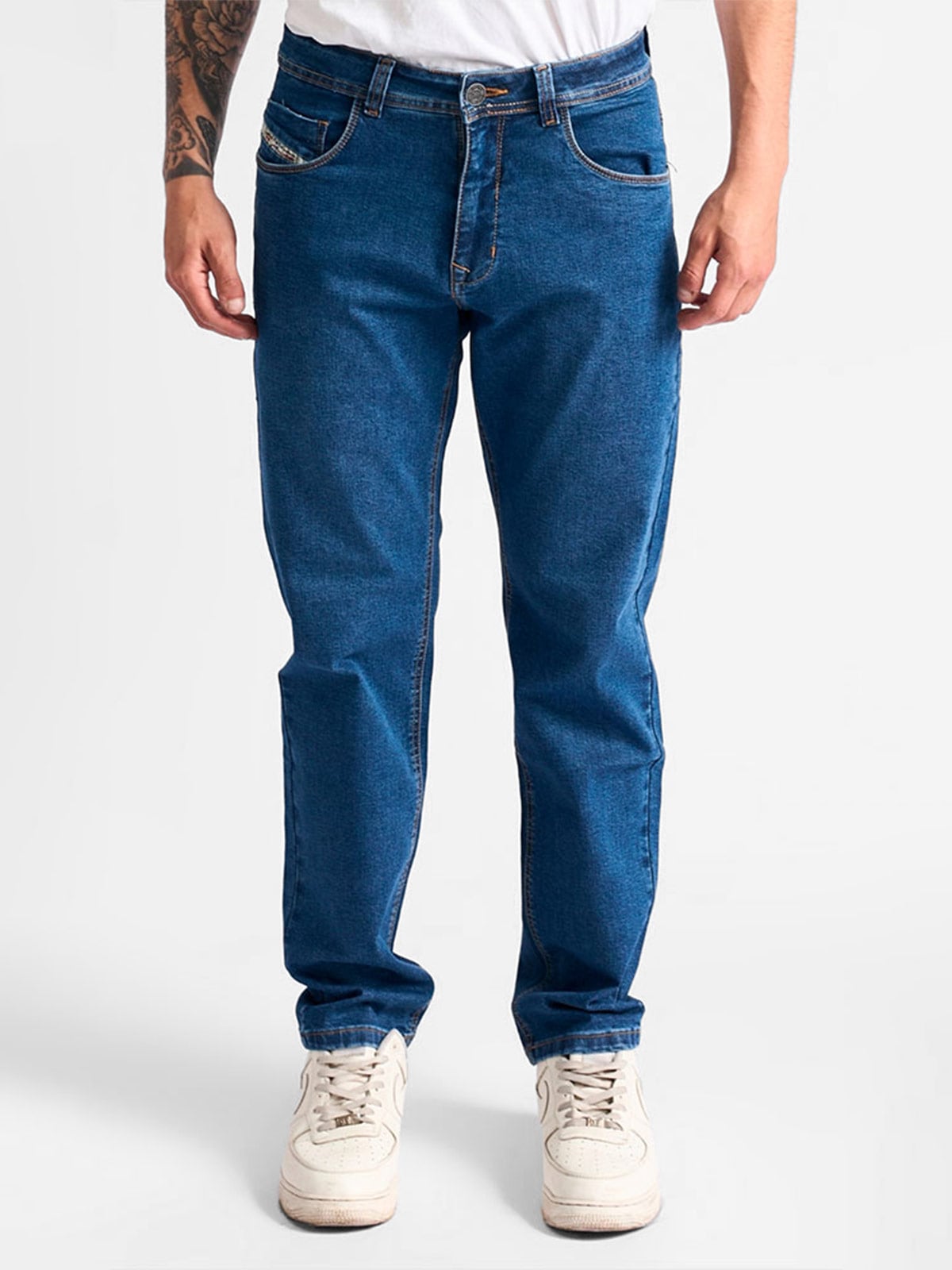 JEANS ALGODÓN SLIM HOMBRE PARADA 111 RENZO - 1