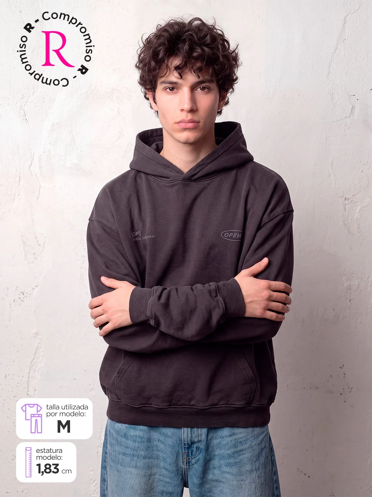 POLERA HOMBRE INDEX HOODIE - 1