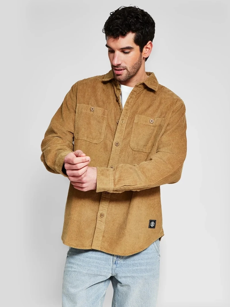 SOBRECAMISA MANGA LARGA ALGODÓN HOMBRE ELEMENT - 1
