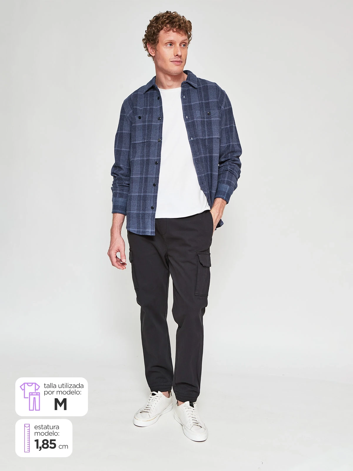 PANTALÓN JOGGER CARGO HOMBRE ROBERT LEWIS - 1