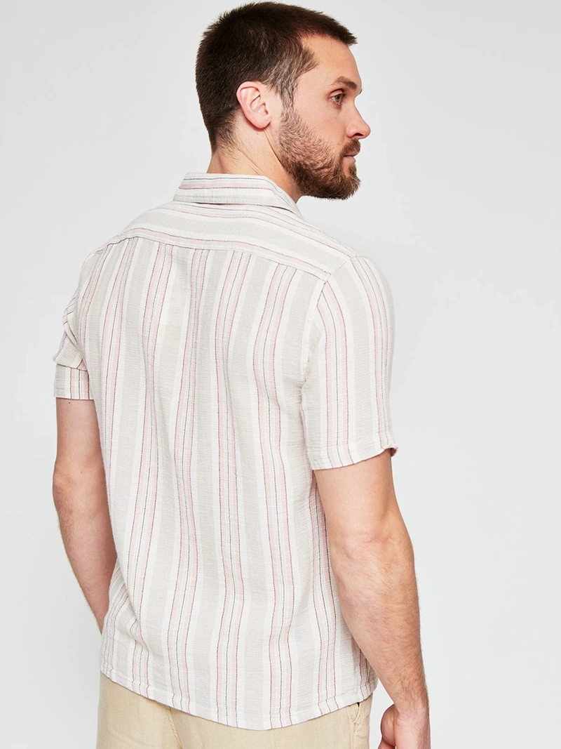 CAMISA MANGA CORTA ALGODÓN HOMBRE BARBADOS - 2