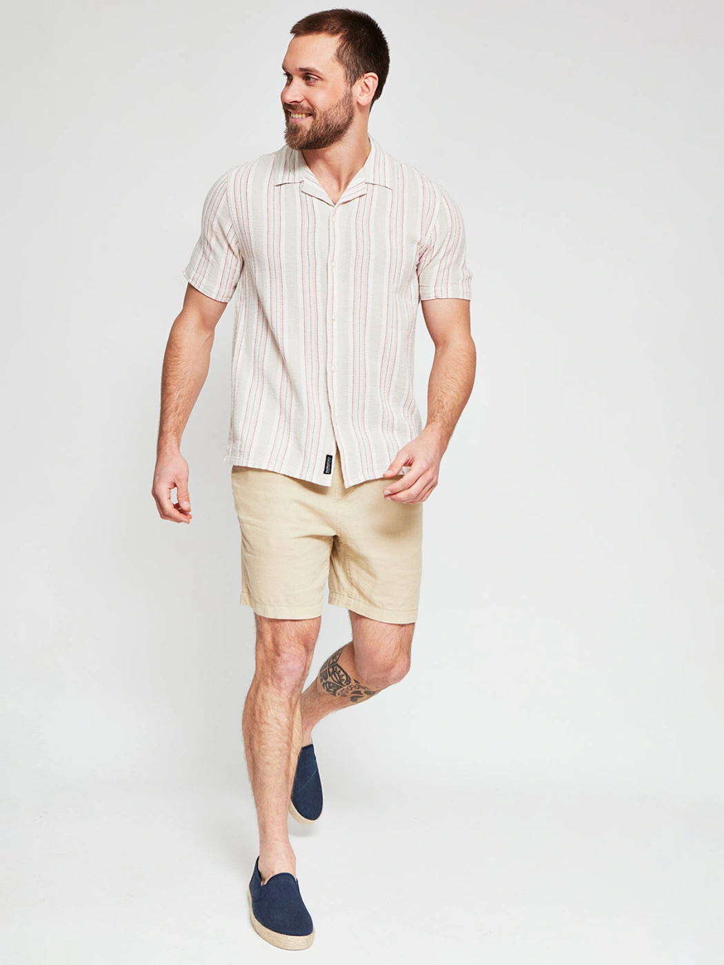 CAMISA MANGA CORTA ALGODÓN HOMBRE BARBADOS - 4