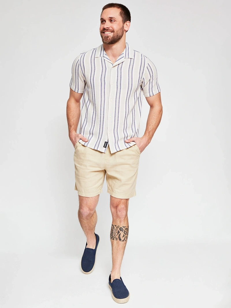 CAMISA MANGA CORTA ALGODÓN HOMBRE BARBADOS - 4