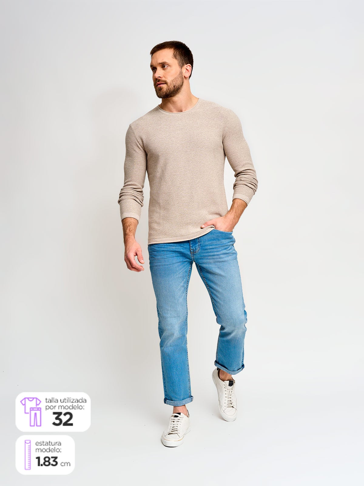 JEANS REGULAR ALGODÓN HOMBRE BARBADOS GONZA - 1