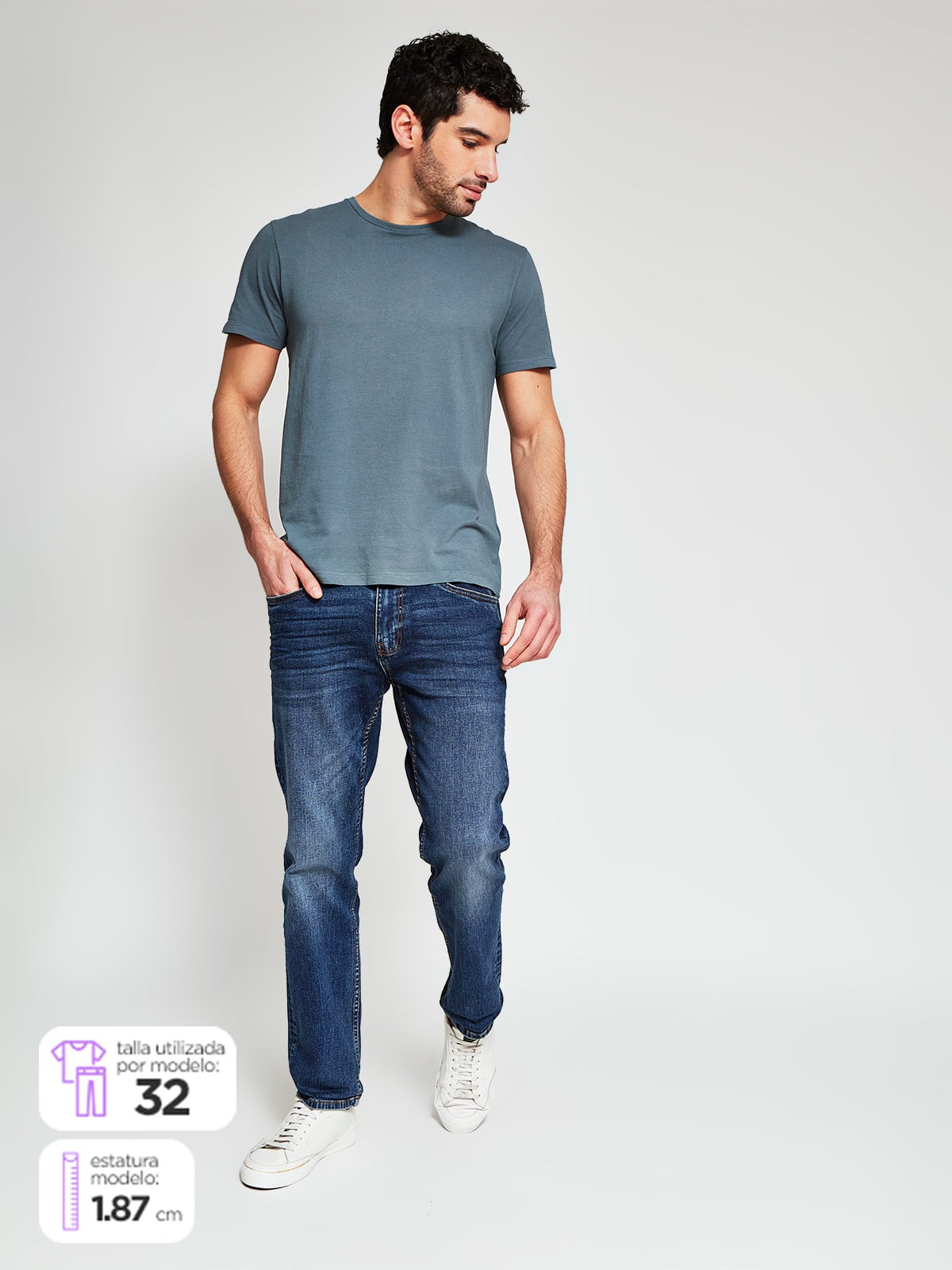 JEANS REGULAR ALGODÓN HOMBRE BARBADOS GONZA - 1